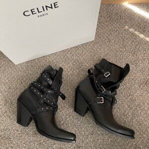 Celine Black Berlin Boots US size 7